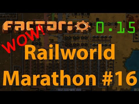 Factorio Railworld Marathon #16 - production science