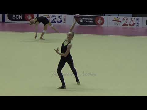 Olena DIACHENKO (UKR) ball - 2017 Trofeu de Barcelona trainings