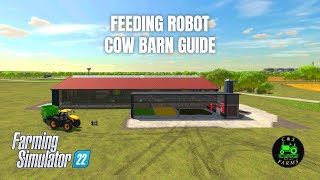 How To Use Cow Barn With Feeding Robot - Farming Simulator22