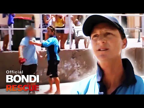 Aggressive Thief almost break camera | Best of Bondi Rescue