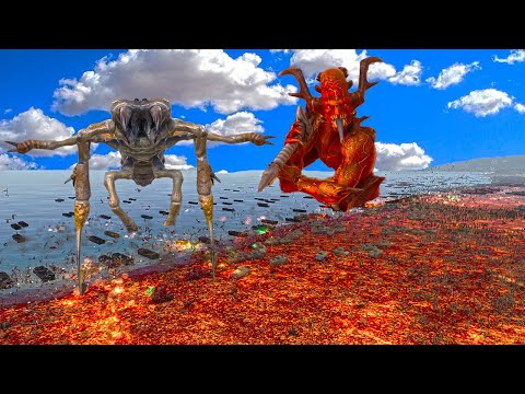 3 million Demonic Army Beach Landing vs cleopatra & modern soldiers force !! UEBS 2