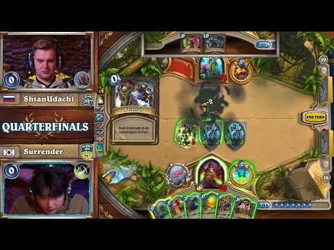 [Hearthstone]Surrender vs. ShtanUdachi - Quarterfinals - 2017 HCT World Championship