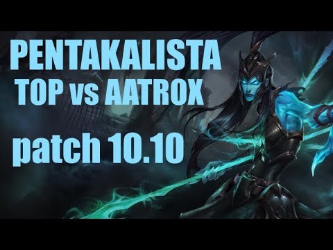 Kalista top vs Aatrox: Pentakill carrying hopeless team - League of Legends