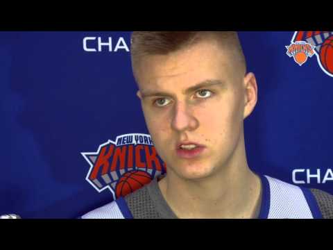 TUES Practice: Porzingis Hopeful To Face Cavs
