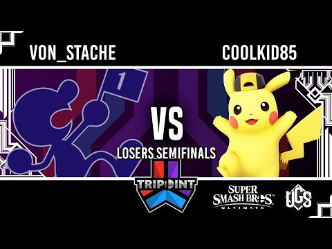 Tripoint Smash 204  -  Losers Semifinals  -  Von_Stache(Mr Game and Watch) Vs. CoolKid85(Pikachu)