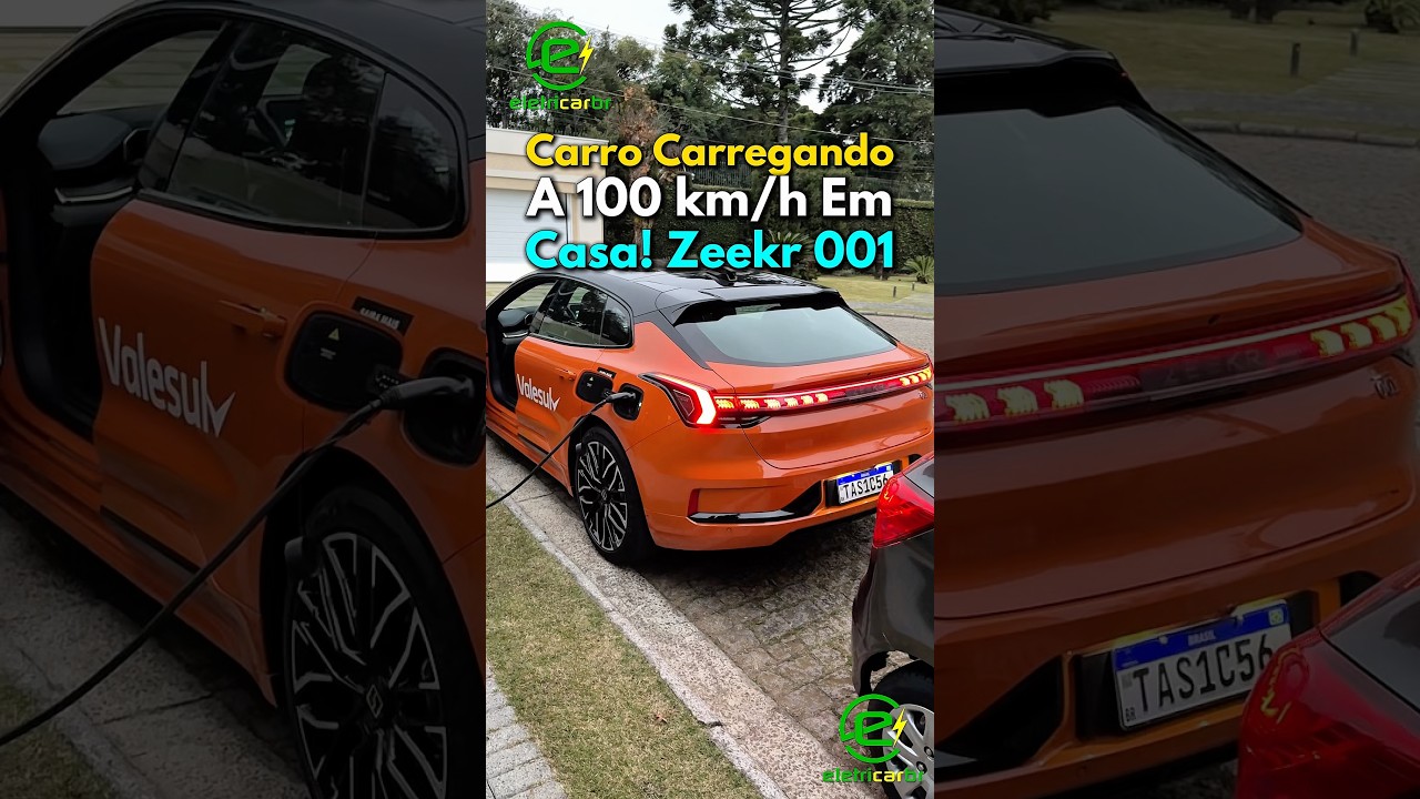 Carregando a 100 km/h em Casa… Zeekr 001 Puxando 22 kW de Corrente Alternada