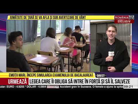 Simulare Bacalaureat 2023. Elevii susțin la proba la limba și literatura română