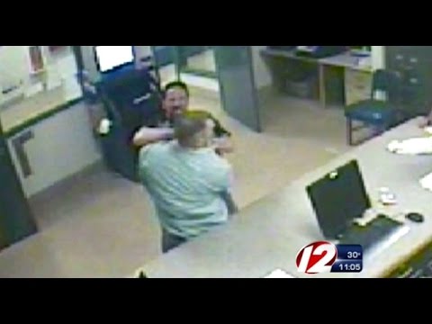 CAUGHT ON TAPE: Massachusetts Police Officer With VIOLENT History BRUTALLY ATTACKS Suspect!!