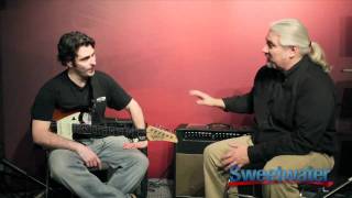 Video thumbnail for Line 6 James Tyler Variax, PODHD, DT50 Amp by Sweetwater