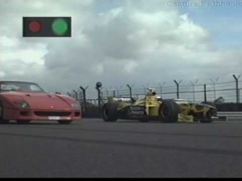 ferrari f40 vs formula 1
