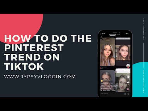 How to do Pinterest trend on tiktok