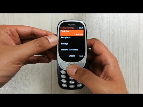 How to Change Font Size of Text Messages in Nokia 3310