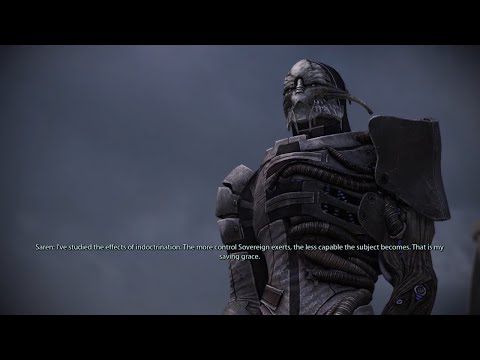 Mass Effect | Full Saren boss fight (Virmire) | (Paragon, Sentinel) [Insanity]