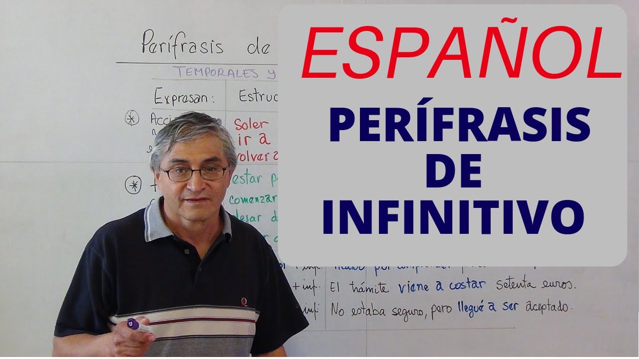 Perífrasis de infinitivo en español