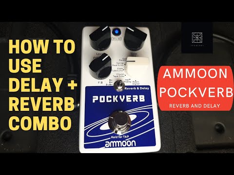 ammoon Pockverb reverb + delay pedal + Free shipping image 7
