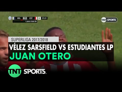 Juan Otero (0-2) Vélez Sarsfield vs Estudiantes LP | Fecha 21 - Superliga Argentina 2017/2018