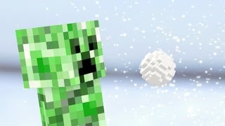 Minecraft в реальной жизни: Снежки с Крипером
