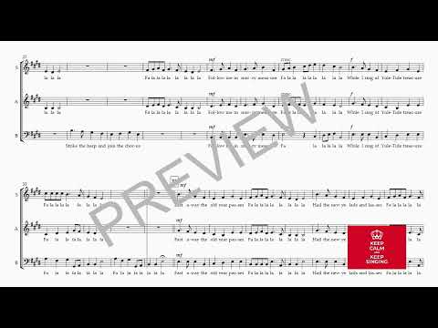 DECK THE HALLS SAB score