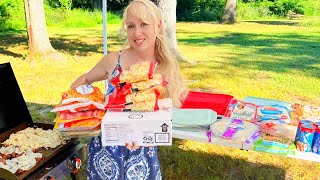 GIGANTIC MEAL PREP Marathon Large Family Mom of 9, HUGE Breakfasts, Dinners, Freezer Meal Prep too!