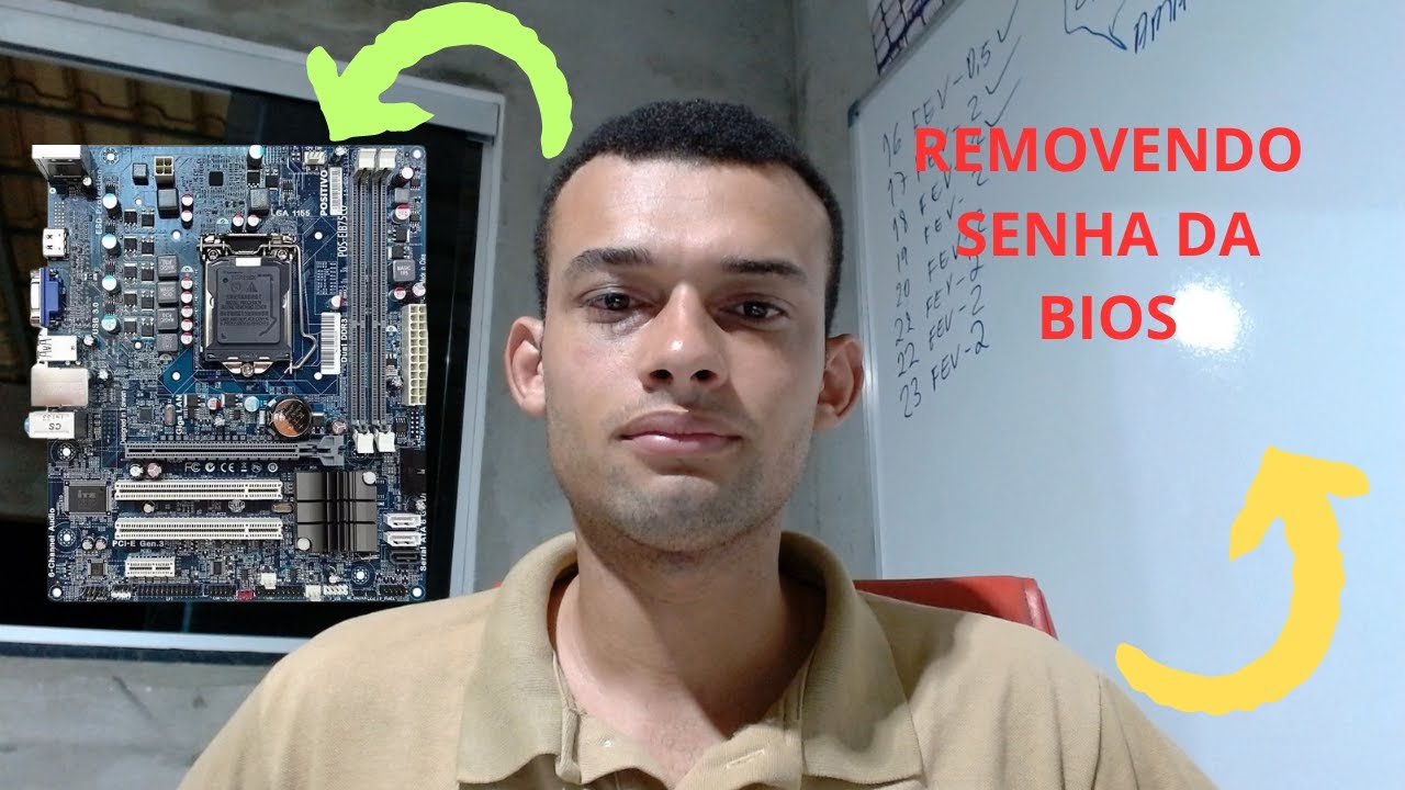 🔴COMO RETIRAR SENHA DA BIOS PLACA MÃE POSITIVO E ECS - POSB75H2 M3 - POS-EIB75CO