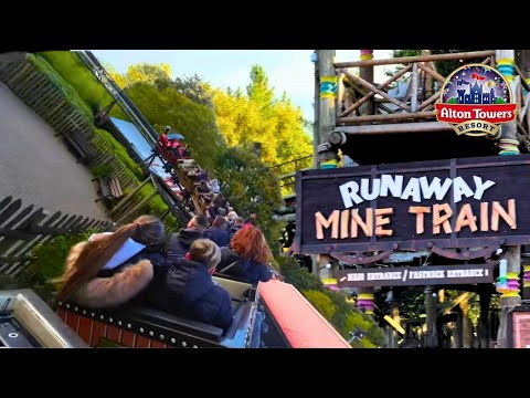 Runaway Mine Train [4k] Alton Towers Resort