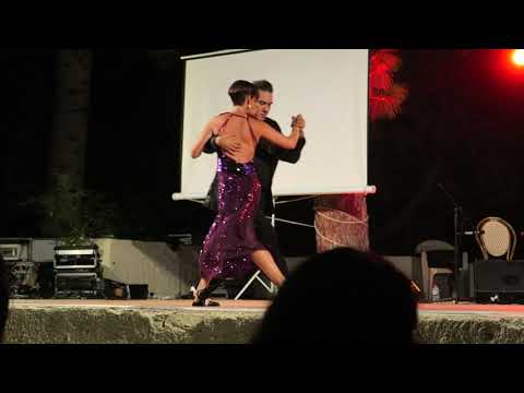 Mariano Chicho Frumboli & Juana Sepulveda at A Los Amigos Tango Festival, Rythymno, Crete, 2021 3