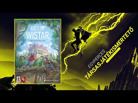 #386. Rats of Wistar | Egyperces társasjátékismertető - Game-Obscura