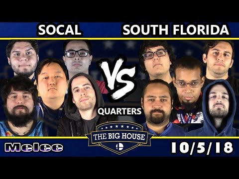 The Big House 8 SSBM Crews - Socal vs. South Florida - Smash Melee Quarters