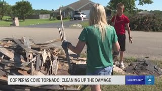 Copperas Cove community cleans up damage from tornado, reacts to storm