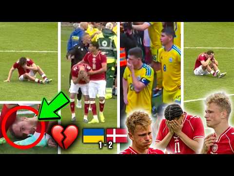 Every Reaction After Christian Eriksen Collapsed on the Pitch Again During Denmark vs Ukraine 💔