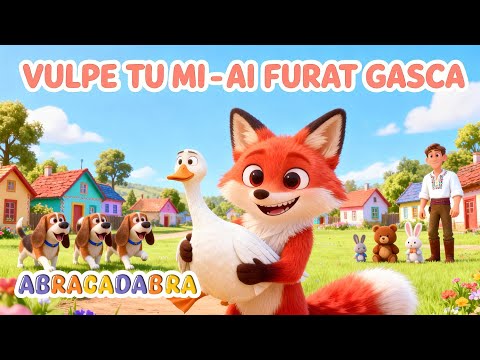 🦊✨ Vulpe tu mi-ai furat gâsca ✨🎶 Abracadabra – Cântece pentru copii 🎶