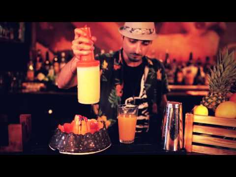 Samoan Joes Flaming Volcano