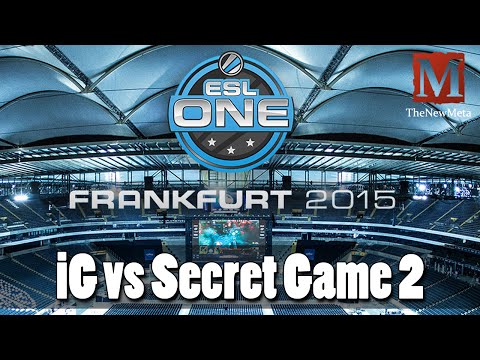 iG vs Secret (ESL One Frankfurt 2015) (Game 2) Full-game