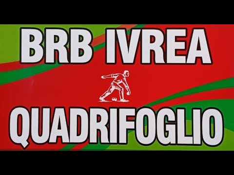 Bocce : Promo Riprese Video Gara BRB Ivrea - Quadrifoglio Campionato Serie A  2025 - Maschile