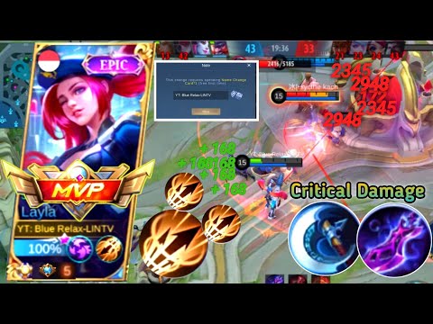 Layla High Damage Insane Lifesteal | Layla Best Build In 2022 | Top Build Global Layla 🔥