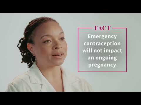 Emergency contraception does NOT end a pregnancy
