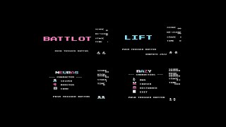 ATARI XL / XE =+ BATTLOT, LIFT, MAZY & NEURAS += NEW GAMES 2022