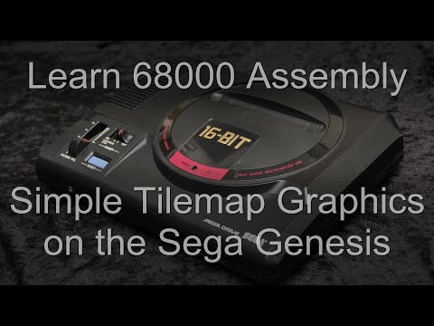 Simple Tilemap Drawing on the Sega Genesis - 68000 Lesson S5