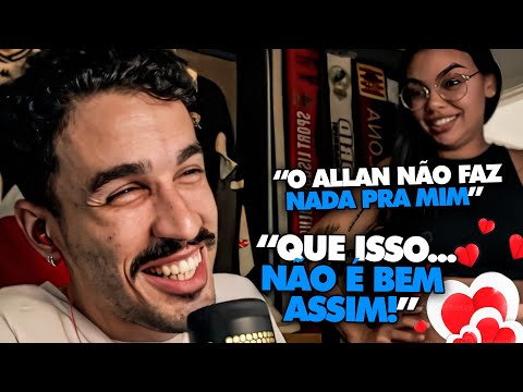 O DIA QUE A ELAINE DEU UM EXPOSED NO ALLAN AO VIVO! EM CLIMA DE DIA DOS NAMORADOS! | Clipes do Stag