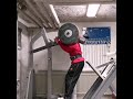 Hack squat 220kg 3x3 reps easy