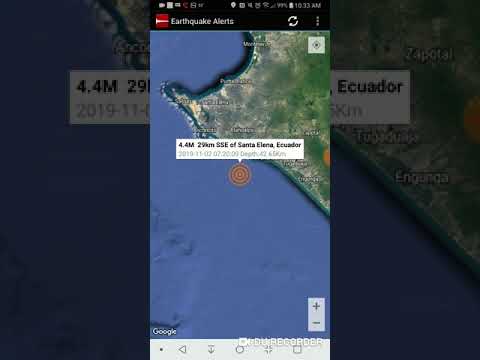 Santa Elena, Ecuador Earthquake November 2nd, 2019
