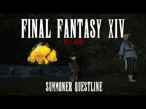 Final Fantasy XIV - Summoner Level 40 - Job Quest 3 - Shadowing the Summoner