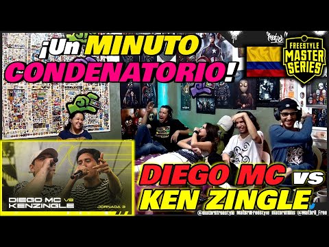 🔴COLOMBIANOS REACCIONAN a DIEGO MC vs KEN ZINGLE - ¡MINUTO DECISIVO! [FMS COLOMBIA JORNADA 3 2023]
