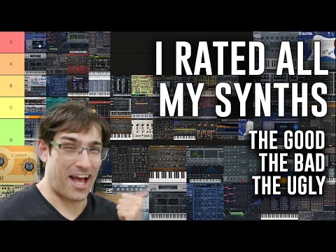 Rating all 47 of my synth VST plugins