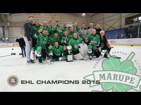 EHL playoffs 2015 RZ fināls HK Marels Būve vs HK Mārupe