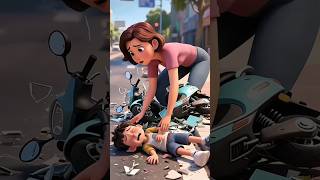 Download lagu Jatuh Karna Pakai Motor Listrik Mamah! #shorts #animasi #kartun mp3