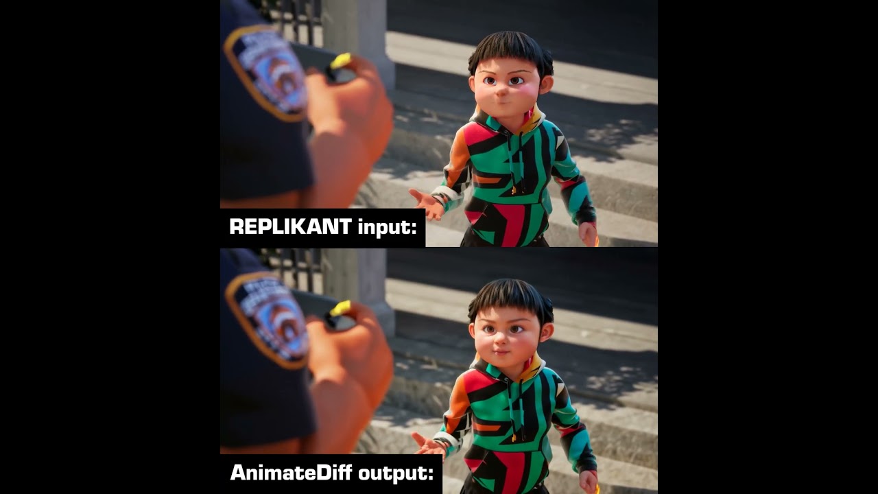 Replikant with #animatediff  #artificialintelligence