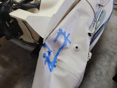 Fixing Your RIB Boats Tube's When They Start To Peel Off The Transom Area
