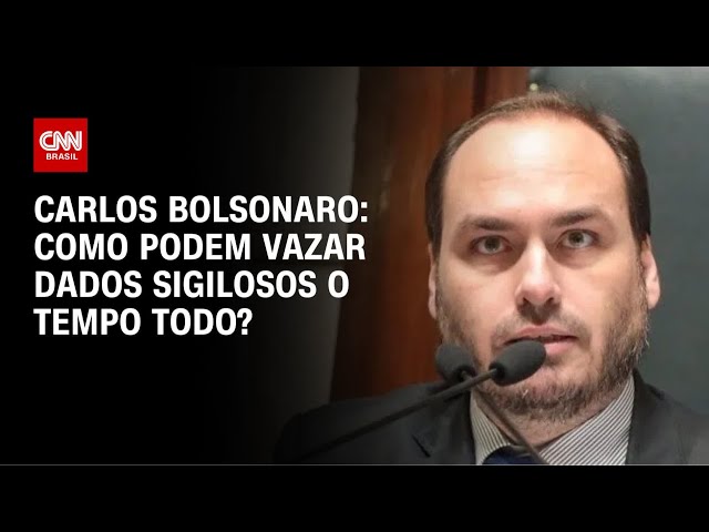 Carlos questiona o vazamento de “dados sigilosos” de Jair Bolsonaro | CNN 360°