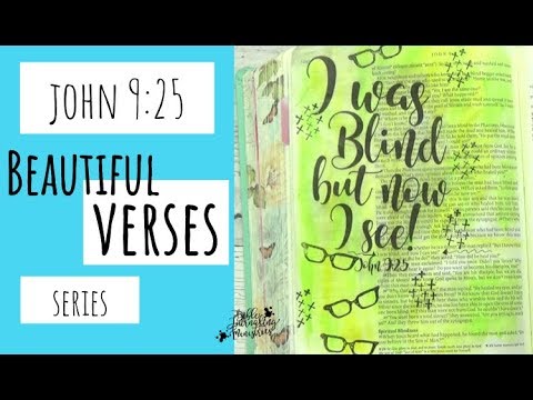 John 9:25   Beautiful Verses Printable